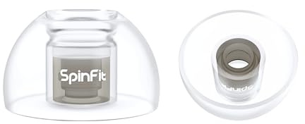 SpinFit Omni for True Wireless Earbuds & IEMs - XL - Patented Silicone Eartips for Replacement (1 Pair) (3.7 mm Nozzle Dia.)