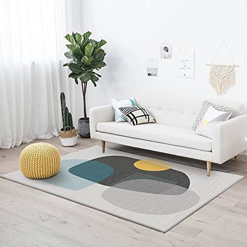 Tappeto Decorativo Rettangolare 160 X 230 CM Semplice grigio pietra astratta in stile giapponese e coreano Tappeti Home Decorate Tappeti Home Morbida Carpets 160x230cm