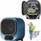 URJWAN Mini Spin Dryer, Load Capacity 0.8kg Small Tumble Dryer, Portable Condenser Tumble Dryer, 5kg Capacity Vented Tumble Dryer, for Small Clothes,C-220V