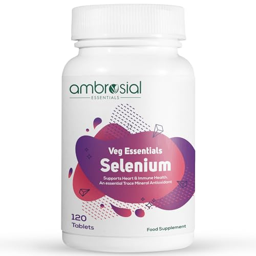 Ambrosial Selenium Selenomethionine 200mcg (Pack of 1-120 Tablets)