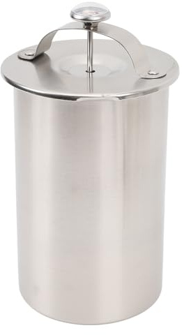 Olla Cocina al Vapor Acero Inoxidable con Medidor Temperatura para Cocción Precisa y Mejora Textura Carne para Nutrientes Conservados, Hogar, Cocina Saludable, Gourmet