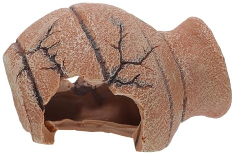 iplusmile Escondite para Reptiles Cueva Decorativa Resistente Tamaño Mediano para Terrarios De Mesa Usos En Reptiles y Anfibios Aficionados