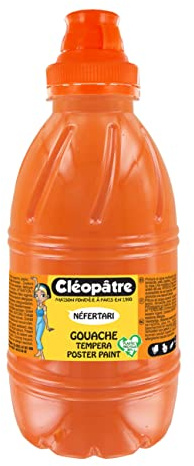 Cléopâtre Gouache Néfertari Baby Farbe, Orange, 500 ml