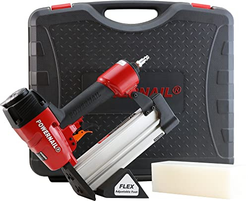 Powernail 50F Pneumatic Trigger Pull 18 Gauge L-Cleat Flooring Nailer (Installs 3/8 to 3/4 Hardwood & Engineered)