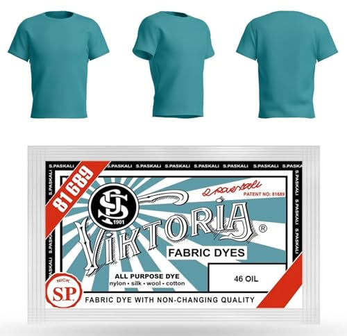 Viktoria - Pintura textil, lavable a máquina (59 colores) - Tinte de tela, tinte textil, pinturas de tela lavables, color textil, teñido de ropa