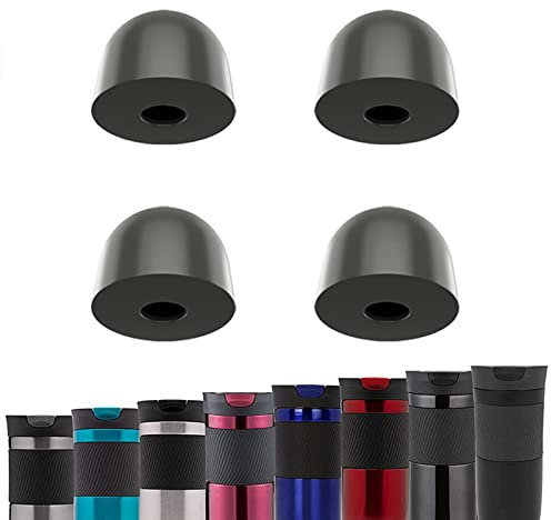 BOSORIO 4 Pack Rubber Stoppers Compatible with Contigo Snapseal Travel Mug 16oz & 20oz, Lids Replacement Seal Part, Replacement Silicone Seal for Contigo Coffee Travel Tumbler