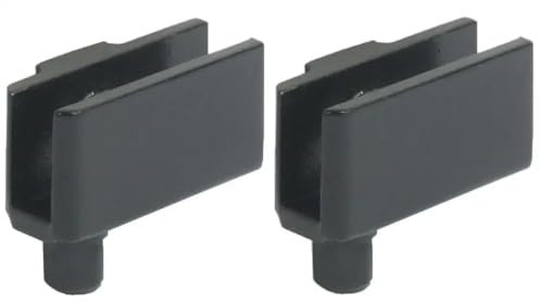 cyclingcolors 2x Charnière pivotante porte verre 90° acier noir 34mm Armoire Placard Vitrine Meuble Pivot