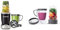 NUTRiBULLET NB-101S - Nutrient Extractor High Speed Blender - 600W 8 Piece Set - Black + NutriBullet Deluxe Upgrade Kit (As Seen on High Street TV), Packaging may vary