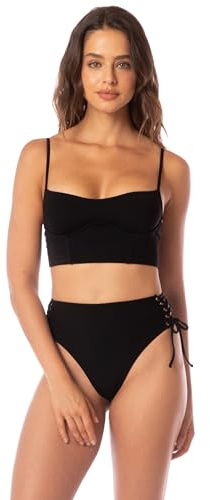 Maaji 3888 Underwire Bustier Top Women Swimwear Black