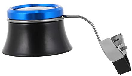 LALAFINA Clip on Brillenlupe, 20X Aufsteck-Brillenlupe, Uhrmacher Brillenlupe, Tragbare Schmucklupemit FüR Hobby Uhr Schmuck MüNzen Uhrmacher Elektriker Juweliere