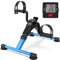 Under Desk Pedal Exerciser Mini Bike für Beine/Arme - faltbarer Peddler mit LCD-Display für Zuhause/Büro