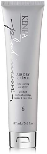 Kenra Professional Platinum Air Dry Crème 6 | Time-Saving Air Styler | Enhances Natural Body | Tames Frizz With Delicate Hold | Natural, Product Free Finish | All Hair Types | 5 fl. Oz