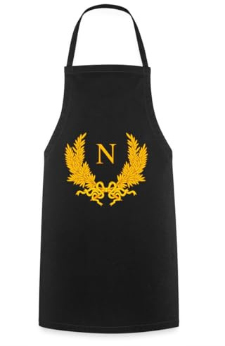 Spreadshirt Napoleon Bonaparte Tablier Cuisine, taille unique, noir