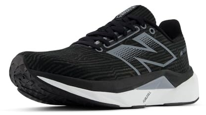 New Balance Women's FuelCell Propel v5 Running Shoes, Black/Steel/White, 8/M