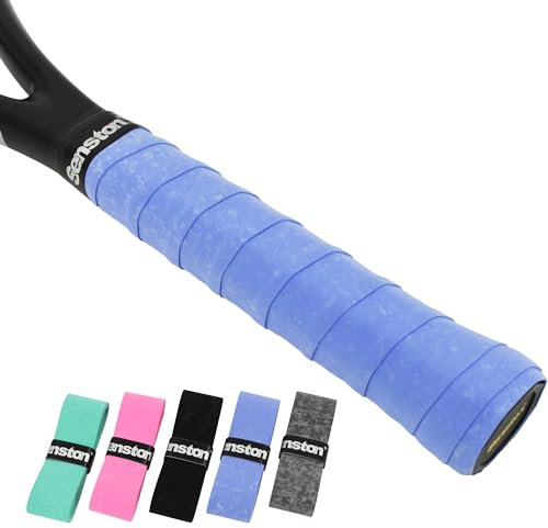 Senston 5 Stück Schläger Griffband Matte PU-Haut mit hoher Reibung für den Austausch von Schlägergriffen