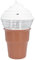 Mini Macchina per il Gelato, Capacità 450 Ml Multiuso Macchina per il Gelato Automatica Macchina per Yogurt da 8 W Macchina per Gelato Soft per il Gelato Artigianale Sorbetto