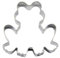 BekkiB - Ausstecher Frosch - ca. 5 x 5 cm - Spülmaschinengeeignete Ausstechform aus Edelstahl - Zum Backen von Plätzchen - 7535