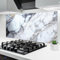 ARTHUB® Küchenrückwand aus Glas 60x120 cm, 5mm ESG | Spritzschutz, Glasplatte, Herdspritzschutz, Wandschutz für Herd, Hartglas, Abstrakte, Marmor, Marble Glass