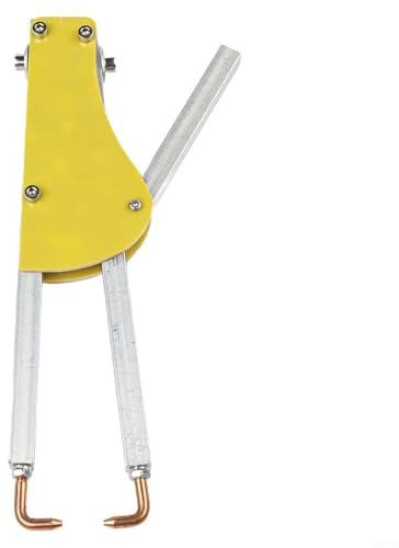 Punktschweißzange für Blechreparatur, 123 mm, tragbare industrielle Schweißzange für Heimwerker, Metallbearbeitung, verstellbarer Druck, Stumpfschweißwerkzeug für Stahlplattenanwendungen
