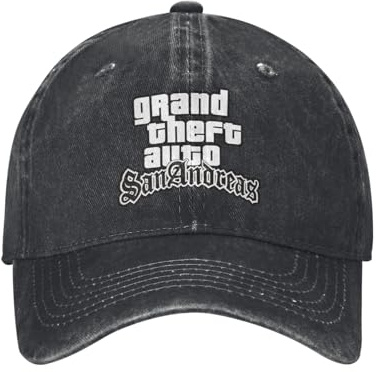 TUQIAAM Gorra de béisbol Casual con Logo GTA de Damen Die Gang para Unisex-Adolescentes Gorra Snapback Atmungsaktive Trucker Hut de Camping Sommer Jagd