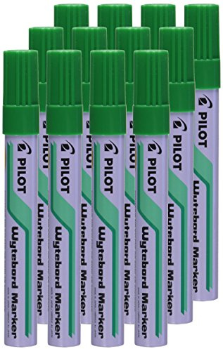 Pilot - Marcador de pizarra blanca (12 unidades), color verde