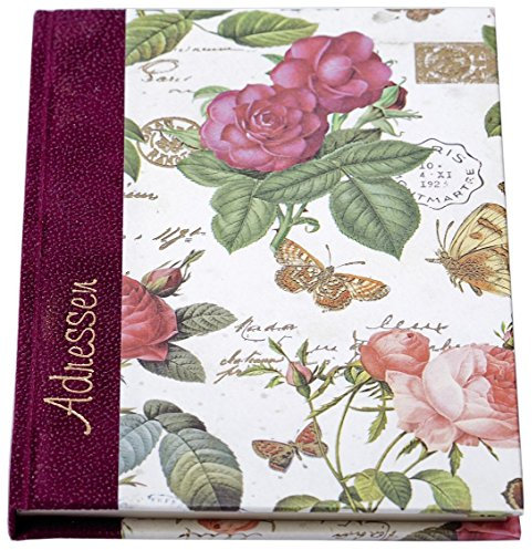 Adressbuch Rosen - A6, 20-tlg. Register