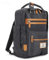 SEVENTEEN LONDON – 12L Laptop-Rucksack für Damen 13 Zoll Mädchen Jungen Schulrucksack Wasserabweisendes Nylon Tagesrucksack in Dunkelgrau für Universität/Reisen/Herren – 'Wimbledon'