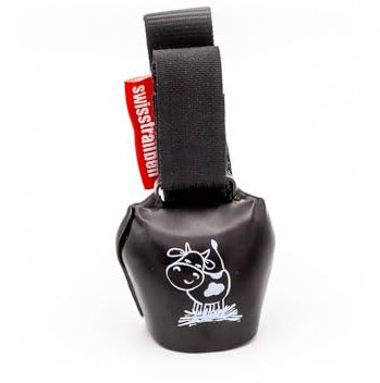 swisstrailbell® Black Kuh ELSA mit schwarzem Magnetband