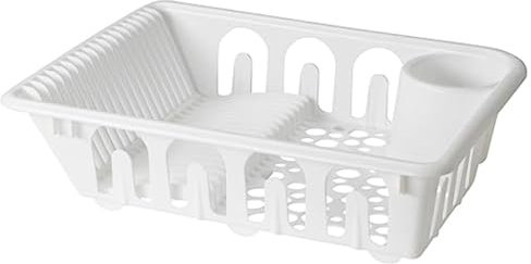 home stuff Dish drainer, Organizer for Plates, Bowls, Cups, Cutlery, and Glassware and 9 Glasses, Easy to Move, Ideal for Efficient Drying, Easy Cleanup