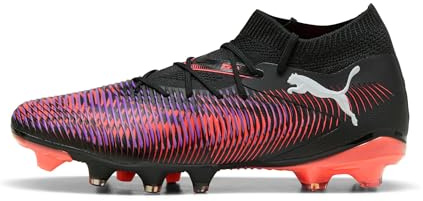 Puma Future 8 Match FG/AG Wn's - Scarpe da Calcio Femmina, Puma Black-Puma White-Glowing Red,