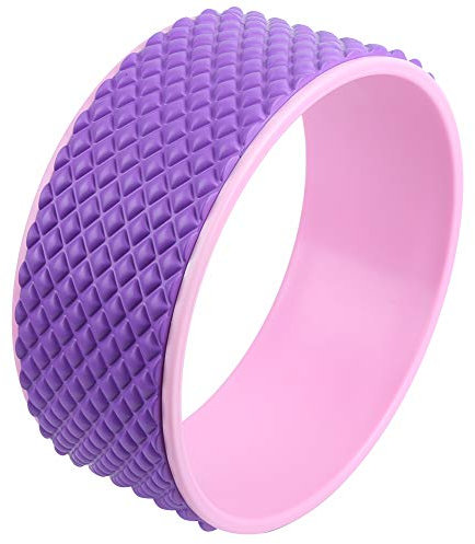 Yoga-Rad, x 12 cm / 12,6 x 4,7 Zoll, 225 kg Belastung, EVA-Rückenmassage, Yoga-Rolle, Rückenstrecker, Rückenrolle, Rad, Rückenentlastung, Sportrolle