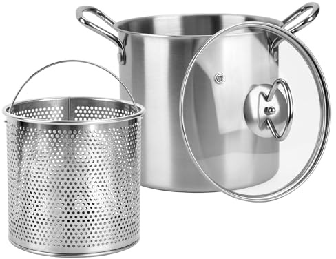3.5L Small Deep Fryer Pot with Oil Drip Drainer, Stainless Steel Fryer Pot with Lid and Basket Small Deep Frying Pot for Party Restaurant Kitchen Dining Party Picnic