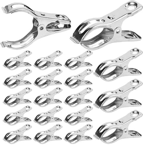 Gewächshaus-Pflanzenklammern | Gewächshausklammern für Gartenarbeit, Gartenclips aus Metall mit robustem Edelstahl und starkem Griff, Netz für