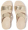 FitFlop Damen Lulu Sequin Slides Schiebe-Sandalen, Platino, 39 EU