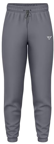 TORO ACTIVA Men Lightweigt Cuffed Bottoms Jogging Trousers with Side Pockets Work Joggers Fit Sport Casual for Running Gym Training (UK, Alpha, M, Regular, Regular, Charcoal)