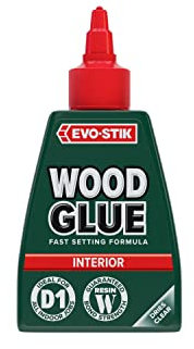 EVO-STIK Wood Glue - Interior, Extra Strong, Fast Setting, Suitable For All Wood Types, Dries Clear, 250ml