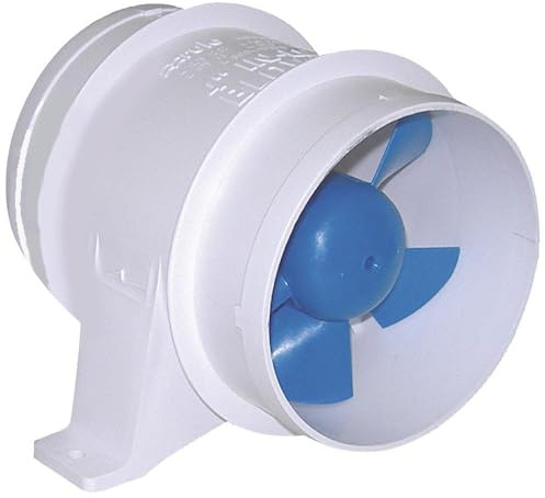 Boating Accessories New Rule Bilge Blower-4 Inline RUL 240, White