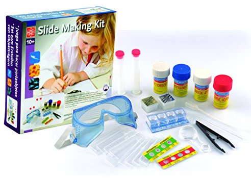 Präparate selbst herstellen für Mikroskop Objektträger mit viel Zubehör