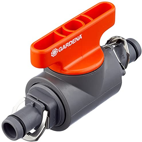 Gardena Micro-Drip-System Absperrventil 13 mm (1/2 Zoll): Regulierventil zur Rohrabsperrung einzelner Verlegerohrstränge (Art.-Nr. 1346, 1347) (8358-20)