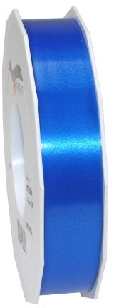 C.E. PATTBERG Geschenkband royalblau, 91 Meter Ringelband 25 mm zum Basteln, Dekorieren & Verpacken von Geschenken zu jedem Anlass