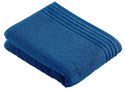 VOSSEN Duschtuch Vienna Style Uni in verschiedenen Farben (Farbe: deep blue)