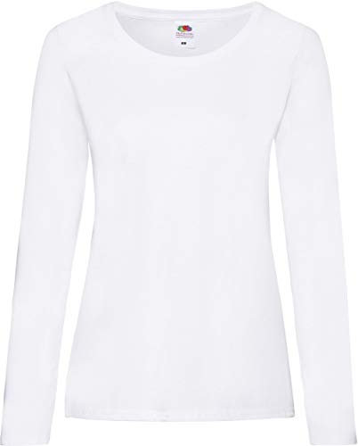 Fruit of the Loom Long-Sleeve T-Shirt in and Sizes - White - Large