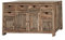 MASSIVMOEBEL24.DE Nature Grey Sideboard #84 Sheesham, Farbe:grau geölt, Größe:180x45x95 cm (BxTxH)