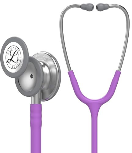 3M Littmann Fonendoscopio para monitorización Classic III, tubo color lavanda, 68,5 cm, 5832