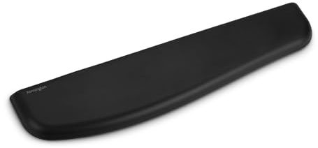 Kensington ErgoSoft Wrist Rest Support For Home Office, Gaming & Keyboards, Contoured Shape, Gel-cushioned, Ergonomic Support, Durable, MacBook, iMac, Surface, Desktop, Black
