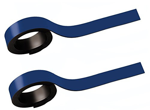 MAUL 65201-37 Bande Magnétique, (L) 5 mm x (L) 1, 000 mm, Bleu