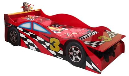 Vipack 'Autobett sctdrc Toddler Race Kinderbett MDF Rot 175 x 78 x 48 cm