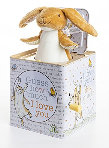 KIDS PREFERRED Guess How Much I Love You - Nutbrown Hare Jack-in-The-Box - Musical Toy for Babies