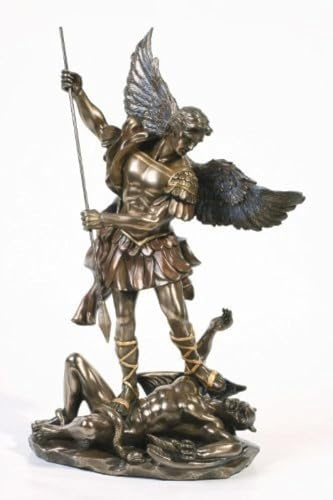 Pacific Giftware * Vente * - Statue de l'archange Saint Michel Sculpture Magnifique