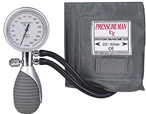 Pressure Man II E3 1090R Klett-Manschette, Blutdruckmesser, Rot